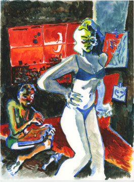 Martin Groch, Grlzz, Akvarel, Watercolor 