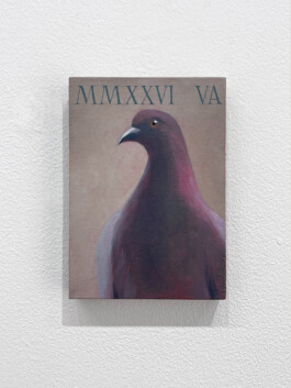 Vasil Artamonov, PIGEON, 10,5 X 14,8 CM, OIL ON PLYWOOD, 2026 