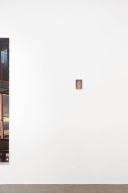 Vasil Artamonov, Monstera, oil on canvas, 2025, solo, show, Clauda, Prague, Art, Contemporary, photo by Lukas Havlena