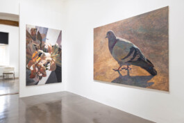 Vasil Artamonov, Monstera, oil on canvas, 2025, solo, show, Clauda, Prague, Art, Contemporary, photo by Lukas Havlena