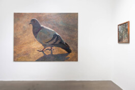 Vasil Artamonov, Monstera, oil on canvas, 2025, solo, show, Clauda, Prague, Art, Contemporary, photo by Lukas Havlena