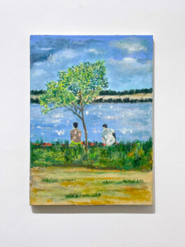 Simon Sykora, LACUL MORII 55,5 X 40,5 CM OIL ON CANVAS